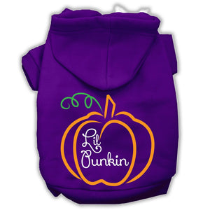 Halloween Pet Hoodie Screen Printed, "Lil Punkin" — view 5