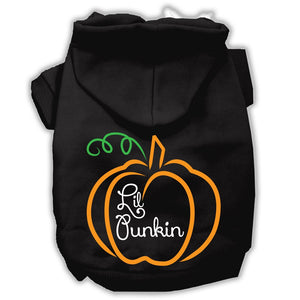 Halloween Pet Hoodie Screen Printed, "Lil Punkin" — view 3