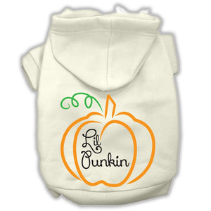 Halloween Pet Hoodie Screen Printed, "Lil Punkin" — view 4