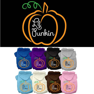 Halloween Pet Hoodie Screen Printed, "Lil Punkin" — view 1