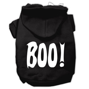 Halloween Pet Hoodie Screen Printed, "Boo" — view 1