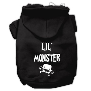 Halloween Pet Hoodie Screen Printed, "Lil Monster" — view 2