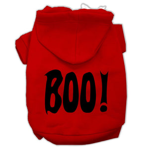 Halloween Pet Hoodie Screen Printed, "Boo" — view 4
