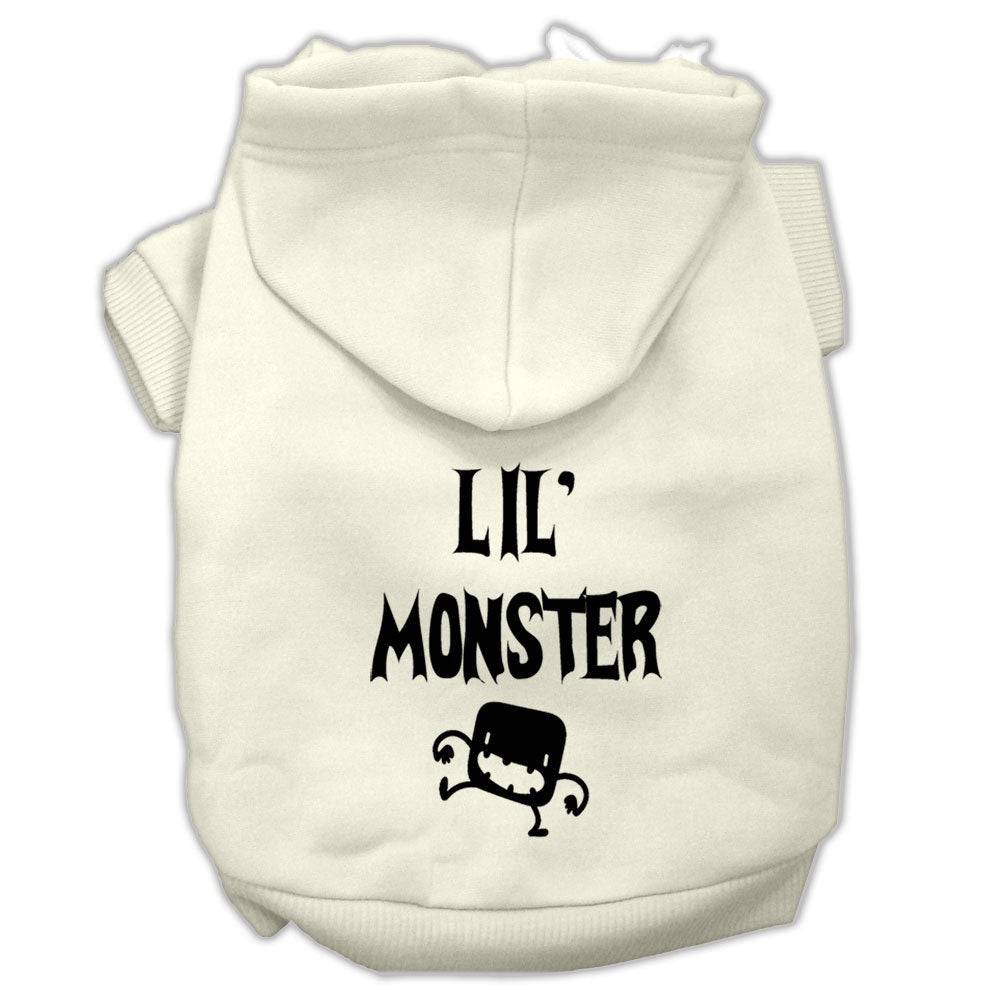 Halloween Pet Hoodie Screen Printed, "Lil Monster"