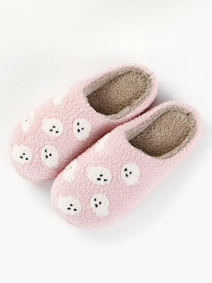 Halloween Ghost Couple Non-Slip Cotton Slippers — view 1