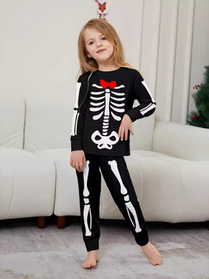 Skeleton Bones Family Costume Pajama Set — view 4