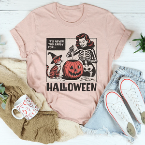 It's Never Too Early For Halloween Tee — view 4