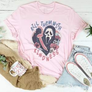 Kill Them With Kindness Halloween Tee — view 3