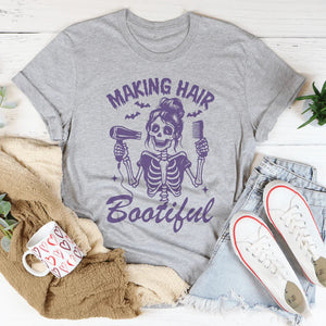 Making Hair Bootiful Halloween Hair Stylist Tee — view 3