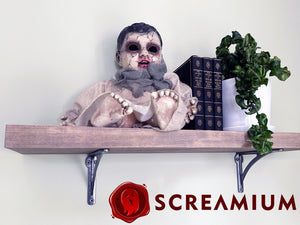 Cracked Face Creepy Doll with Sound : 14-Inch-Tall Halloween Decoration — view 7