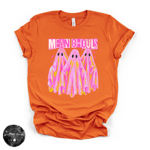 Mean Ghouls Tee | Funny Halloween Ghost Graphic T-Shirt — view 5