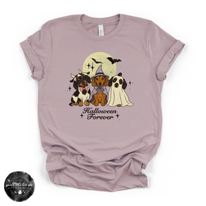 Dachshund Halloween Tee | Cute Halloween Wiener Dog Graphic T-Shirt — view 6