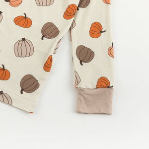 Pumpkins Beige (Long Sleeve PJ) — view 4