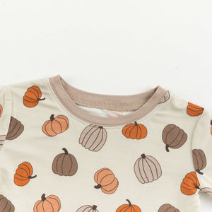 Pumpkins Beige (Long Sleeve PJ) — view 3