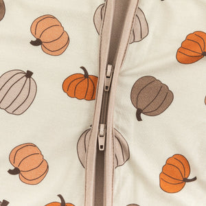 Pumpkins Beige (Convertible Zip Footies) — view 6