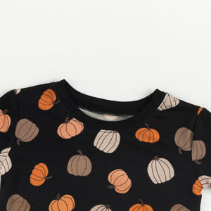 Pumpkins Black (Long Sleeve PJ) — view 4
