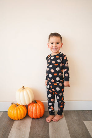 Pumpkins Black (Long Sleeve PJ) — view 10