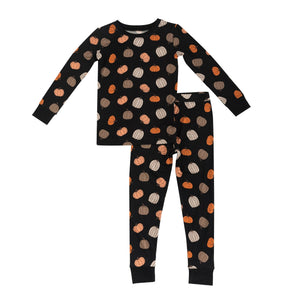 Pumpkins Black (Long Sleeve PJ) — view 2