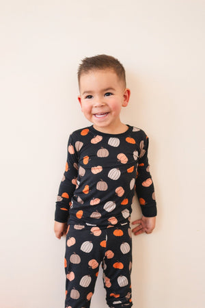 Pumpkins Black (Long Sleeve PJ) — view 11