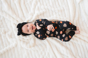 Pumpkins Black (Convertible Zip Footies) — view 8