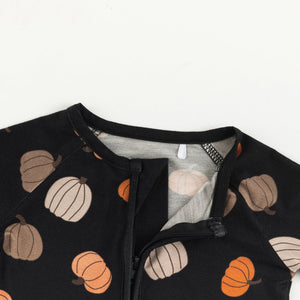 Pumpkins Black (Convertible Zip Footies) — view 5