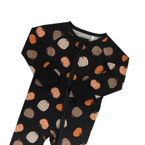 Pumpkins Black (Convertible Zip Footies) — view 4