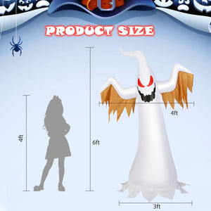 6 Feet Halloween Inflatable Ghost Quick Blow up Halloween D√©cor with LED Lights — view 4