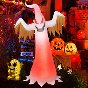 6 Feet Halloween Inflatable Ghost Quick Blow up Halloween D√©cor with LED Lights — view 6