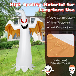 6 Feet Halloween Inflatable Ghost Quick Blow up Halloween D√©cor with LED Lights — view 3