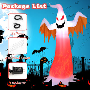 6 Feet Halloween Inflatable Ghost Quick Blow up Halloween D√©cor with LED Lights — view 5