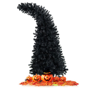 7 Feet Pre-Lit Black Halloween Tree with 8 Flash Modes and 400 Lights — view 3