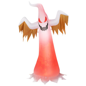 6 Feet Halloween Inflatable Ghost Quick Blow up Halloween D√©cor with LED Lights — view 1