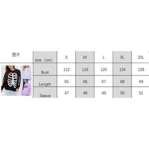 Sequin Skeleton Halloween Sweatshirt for Women – Spooky Casual Crew Neck Pullover, Long Sleeve Fall Streetwear — view 10
