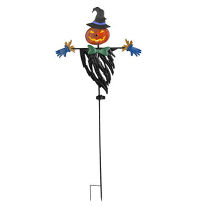 Solar Powered Scarecrow Shape Stake Light Halloween Decoration — view 3