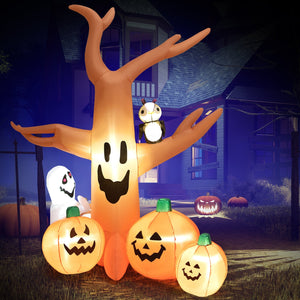 8 Feet Halloween Inflatable Dead Tree with LED Lights — view 2