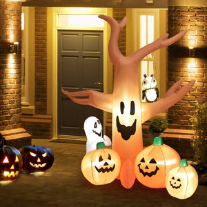 8 Feet Halloween Inflatable Dead Tree with LED Lights — view 7