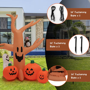 8 Feet Halloween Inflatable Dead Tree with LED Lights — view 8
